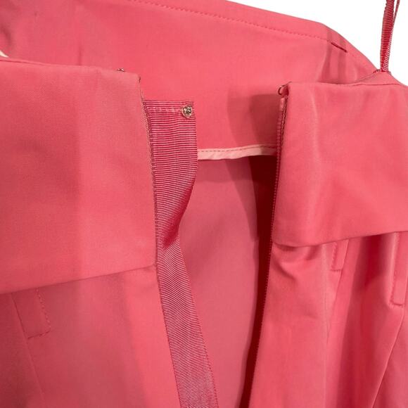 Helsa Size XS Women's Strapless Structured‎ Formal Long Gown Pink Bridesmaid NWT - Picture 9 of 11